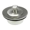 Danco Danco 1-1/2 in. Brushed Nickel Gray Round Brass Lift and Turn Tub Drain Trim Kit 89239A - alternate 2